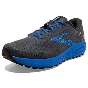 Men's Gray and Blue Running Shoes